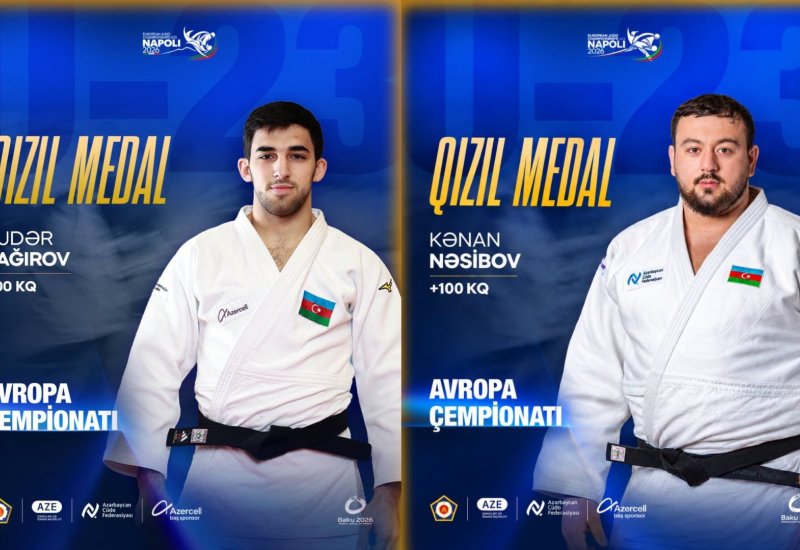 Two more Azerbaijani judokas become European Champions as National Team tops overall standings