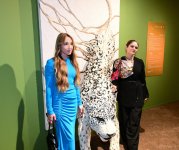 Heydar Aliyev Foundation VP Leyla Aliyeva and Alena Aliyeva attend official opening of Art Weekend (PHOTO)