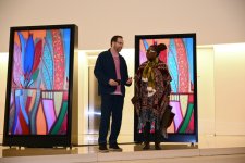Heydar Aliyev Foundation VP Leyla Aliyeva and Alena Aliyeva attend official opening of Art Weekend (PHOTO)
