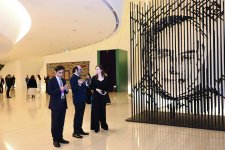 Heydar Aliyev Foundation VP Leyla Aliyeva and Alena Aliyeva attend official opening of Art Weekend (PHOTO)