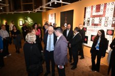 Heydar Aliyev Foundation VP Leyla Aliyeva and Alena Aliyeva attend official opening of Art Weekend (PHOTO)