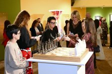 Heydar Aliyev Foundation VP Leyla Aliyeva and Alena Aliyeva attend official opening of Art Weekend (PHOTO)