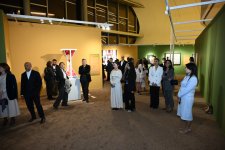 Heydar Aliyev Foundation VP Leyla Aliyeva and Alena Aliyeva attend official opening of Art Weekend (PHOTO)