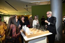 Heydar Aliyev Foundation VP Leyla Aliyeva and Alena Aliyeva attend official opening of Art Weekend (PHOTO)