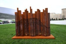 Heydar Aliyev Foundation VP Leyla Aliyeva and Alena Aliyeva attend official opening of Art Weekend (PHOTO)